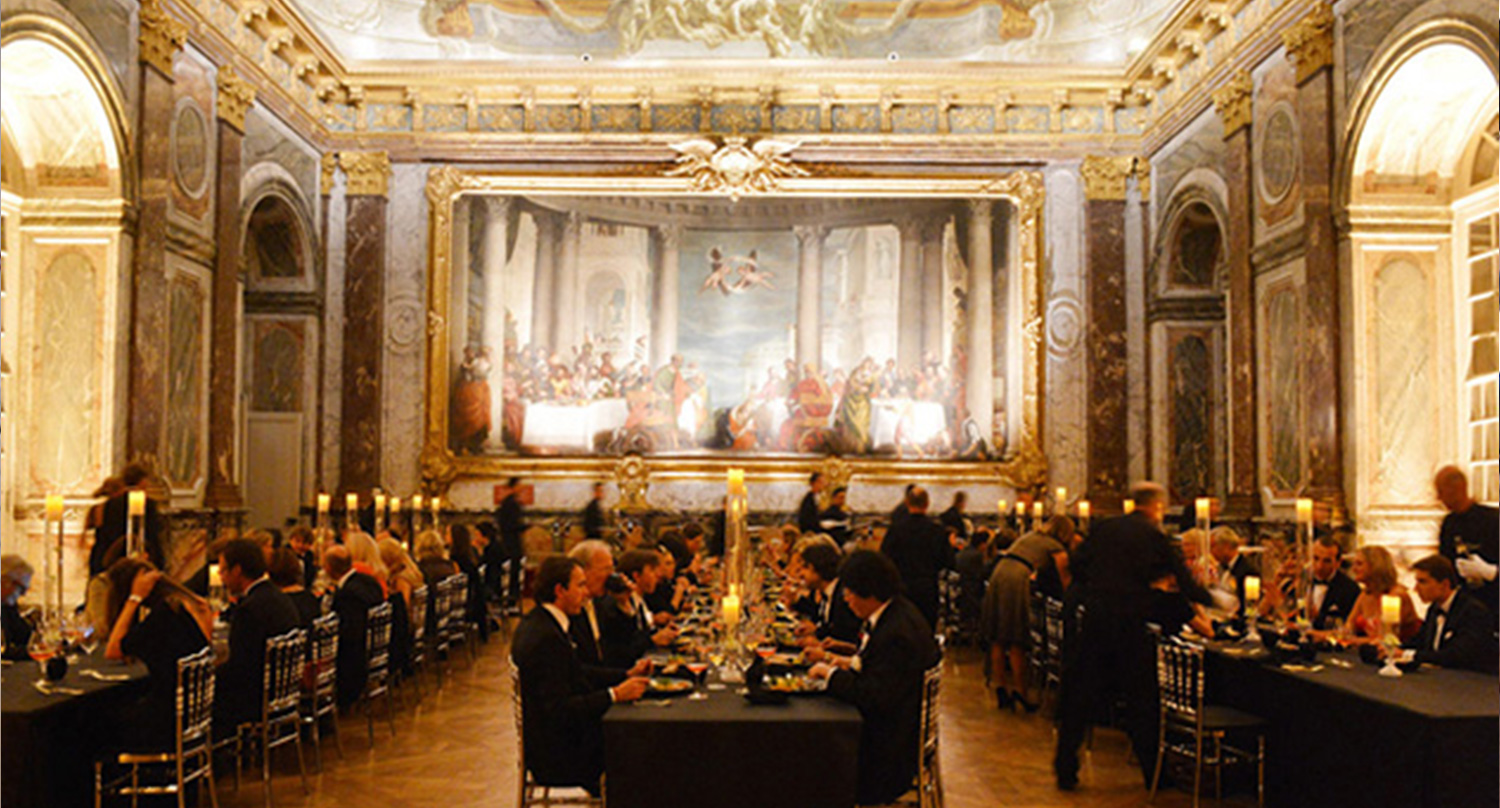 ヴェルサイユ宮殿での晩餐会