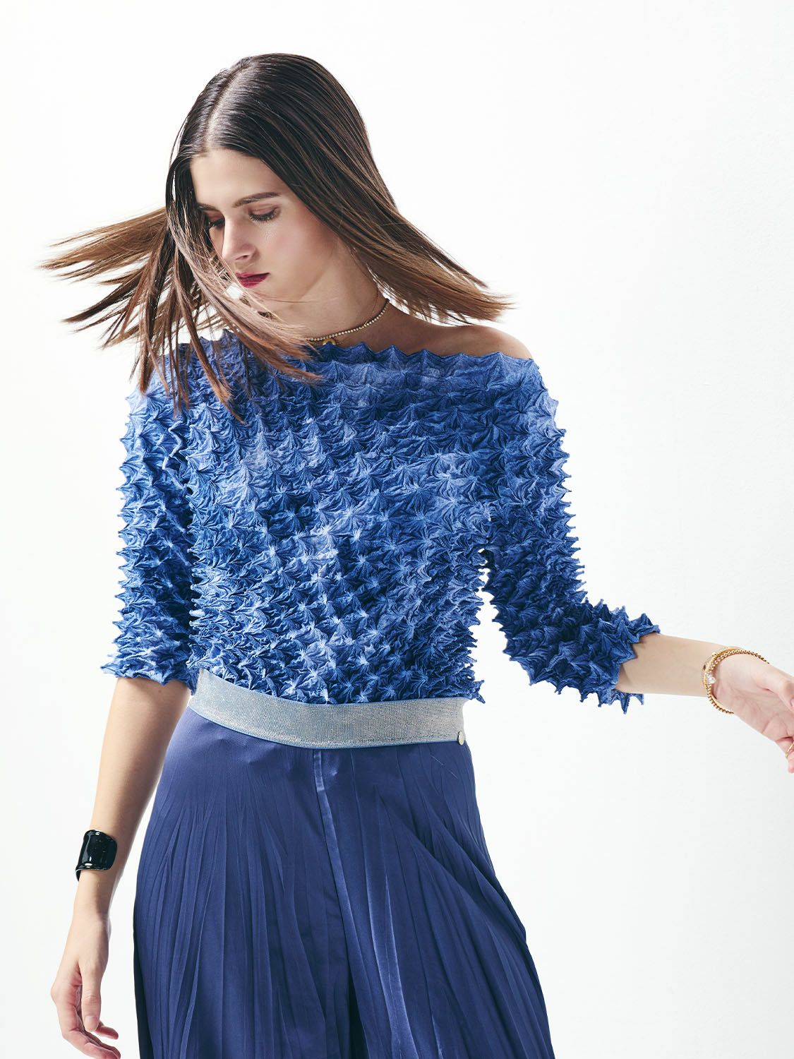 SHIBORI Tops - Three Quarter Sleeve | serizawa公式ONLINE STORE